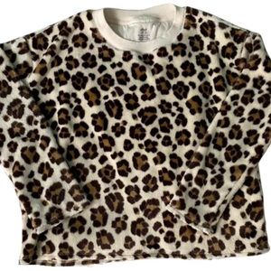 Cheetah Fleece Crewneck